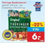 Netto Marken-Discount - Thüringer Rostbratwurst Angebot im Prospekt Thüringer Rostbratwurst bei Netto Marken-Discount im Prospekt "" für 6,00 €