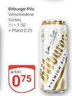 Pils Angebote von Bitburger bei GLOBUS Erlangen für 0,75 €
