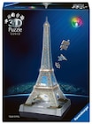 Puzzle 3D 216 pièces Ravensburger Tour Eiffel illuminée - RAVENSBURGER en promo chez Fnac Puzzle 3D 216 pièces Ravensburger Tour Eiffel illuminée - RAVENSBURGER dans le catalogue Fnac