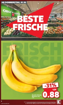 Bananen im aktuellen Kaufland Prospekt (Recklinghausen) Bananen im Kaufland Prospekt "Hier bin ich richtig" mit 74 Seiten (Recklinghausen)
