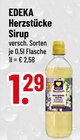 Herzstücke Sirup von EDEKA im aktuellen Trinkgut Prospekt für 1,29 €