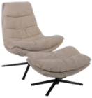 Möbel AS Buchen - Relaxsessel mit Hocker Porto sand/anthrazit Angebot im Prospekt Relaxsessel mit Hocker Porto sand/anthrazit bei Möbel AS im Buchen Prospekt für 279,95 €