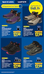Prix et réduction Chaussures Homme dans le prospectus Lidl en cours Offre Chaussures Homme dans le catalogue Lidl du moment à la page 49