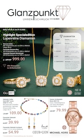 Schmuck im GLOBUS Prospekt in Saarlouis Aktueller GLOBUS Prospekt mit Schmuck, "Glanzpunkt", Seite 1