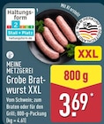 Grobe Bratwurst XXL von Meine Metzgerei im aktuellen ALDI Nord Prospekt