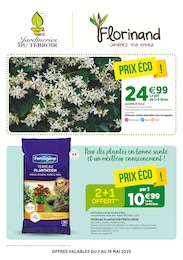 Catalogue Jardineries du terroir avec 4 pages de promos Prospectus Jardineries du terroir, "Florinand Jardinez vos envies", pages, 07/05/2025 - 18/05/2025