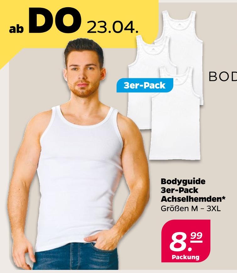 Bodyguide 3er-Pack Achselhemden