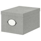 Kasten mit Deckel grau 25x35x20 cm im IKEA Prospekt Kasten mit Deckel grau 25x35x20 cm von KVARNVIK im aktuellen IKEA Prospekt für 9,99 €