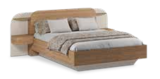 Lit 140x190cm chevets intégrés Dorian en promo chez But Boulogne-Billancourt à 469,99 €