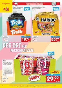 Haribo im Netto Marken-Discount Prospekt "netto-online.de - Exklusive Angebote" mit 36 Seiten (Wolfsburg)