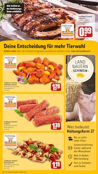 Hackfleisch im REWE Prospekt "Dein Markt" mit 38 Seiten (Pforzheim)