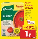 Netto Marken-Discount Kühdorf - Tomato al Gusto Kräuter Angebot im Prospekt Tomato al Gusto Kräuter bei Netto Marken-Discount im Kühdorf Prospekt für 1,00 €