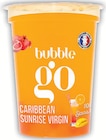 Bubble tea caribbean sunrise virgin fruits exotiques/mangue/grenade - BUBBLE GO - Intermarché Hyper Bubble tea caribbean sunrise virgin fruits exotiques/mangue/grenade - BUBBLE GO à 3,29 € dans le catalogue Intermarché Hyper