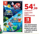 Jeu nintendo switch super mario galaxy + super mario galaxy 2 - NINTENDO SWITCH - Hyper U à Clichy Jeu nintendo switch super mario galaxy + super mario galaxy 2 - NINTENDO SWITCH en promo chez Hyper U Clichy à 54,99 €