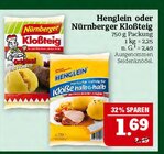 Henglein oder Nürnberger Kloßteig Angebot in Trogen Henglein oder Nürnberger Kloßteig im aktuellen Prospekt bei Marktkauf in Trogen