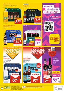 Veltins im Netto Marken-Discount Prospekt "DER ORT, AN DEM DU IMMER AUSGEZEICHNETE PREISE FINDEST." mit 2 Seiten (Regensburg)