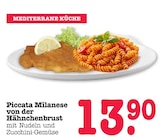 Aktuelles Piccata Milanese von der Hähnchenbrust Angebot bei E center in Mannheim ab 13,90 €