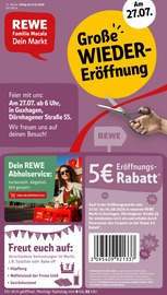 REWE Supermarkt Prospekt der aktuellen Woche mit 38 Seiten, gültig von 27.07.2026 bis 01.08.2026, in Fuldabrück und Umgebung Aktueller REWE Supermarkt Prospekt in Fuldabrück und Umgebung, "Dein Markt" mit 38 Seiten, 27.07.2026 - 01.08.2026
