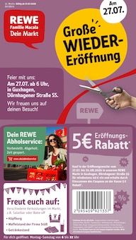 REWE Prospekt der KW 30 "Dein Markt" Aktueller REWE Prospekt "Dein Markt" Seite 1 von 38 Seiten