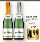 Sekt Trocken im Angebot bei E center in Singen Sekt Trocken Angebote von Superb bei E center Singen für 4,99 €
