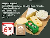 Vesper-Käseplatte bei GLOBUS im Prospekt "" für 6,00 €