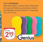 2 in 1-Schwämme im Angebot bei GLOBUS in Wiesbaden 2 in 1-Schwämme Angebote von Genius bei GLOBUS Wiesbaden für 2,99 €