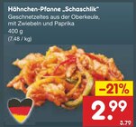 Aktuelle Pfanne Angebote bei Netto Marken-Discount in Duisburg Aktuelles Hähnchen-Pfanne „Schaschlik“ Angebot bei Netto Marken-Discount in Duisburg ab 2,99 €