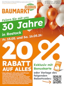Globus-Baumarkt Prospekt Nach dem Feiertag so richtig sparen! mit 4 Seiten