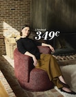 Fauteuil BOOGIE. - Maisons du Monde à Saint-Nazaire Fauteuil BOOGIE. en promo chez Maisons du Monde Saint-Nazaire à 349,00 €