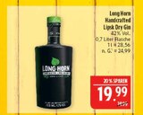 Handcrafted Lipsk Dry Gin von Long Horn für 19,99 € bei Marktkauf im Angebot Handcrafted Lipsk Dry Gin von Long Horn im aktuellen Marktkauf Prospekt