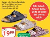 Aktuelles Damen-Pantolette Angebot bei GLOBUS in Erlangen ab 19,99 €