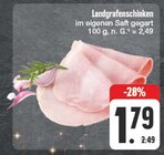 Landgrafenschinken Angebote bei EDEKA Hof für 1,79 €