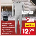 Damen oder Herren Thermounterwäsche Set Angebote bei Netto Marken-Discount Braunschweig für 12,99 €