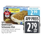 EDEKA - Goldknusper-, Schlemmer-Filet Angebot im Prospekt Goldknusper-, Schlemmer-Filet bei EDEKA im Prospekt "" für 2,79 €