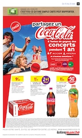 Coca-Cola Angebote im Prospekt "34% EN AVANTAGE CARTE VALABLE SUR UNE SÉLECTION DE PRODUITS SURGELÉS" von Intermarché Coca-Cola Angebote im Prospekt "34% EN AVANTAGE CARTE VALABLE SUR UNE SÉLECTION DE PRODUITS SURGELÉS" von Intermarché auf Seite 25