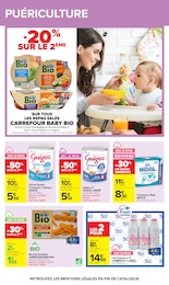 Prix et réduction Lait Bébé dans le prospectus Carrefour en cours Offre Lait Bébé dans le catalogue Carrefour du moment à la page 60