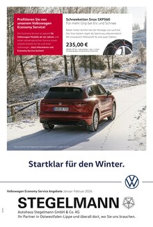 Aktueller Volkswagen Prospekt