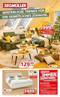 Wohnzimmertisch im Segmüller Prospekt "WINTERLICHE TRENDS FÜR EIN GEMÜTLICHES ZUHAUSE." mit 28 Seiten (Mannheim)