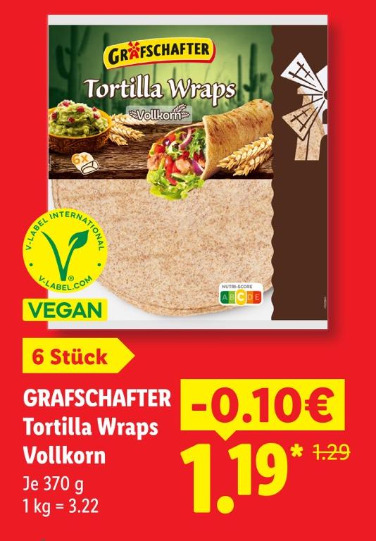 Tortilla Wraps Vollkorn