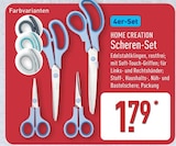 Scheren-Set von HOME CREATION für 1,79 € bei ALDI Nord im Angebot Scheren-Set von HOME CREATION im aktuellen ALDI Nord Prospekt