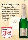 Jahrgangssekt Angebote von Mumm bei GLOBUS Pirmasens für 3,69 €