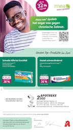 mea - meine apotheke Prospekt für Ulm mit 4 Seiten mea - meine apotheke Prospekt für Ulm: "Unsere Juni-Angebote", 4 Seiten, 01.06.2026 - 30.06.2026