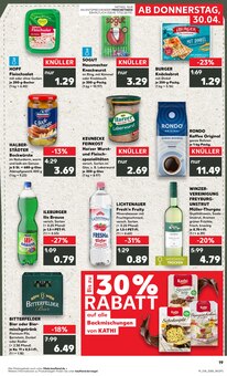 Bier im Kaufland Prospekt "Aktuelle Angebote" mit 62 Seiten (Raguhn-Jeßnitz)