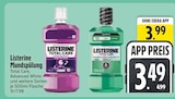 Mundspülung von Listerine im aktuellen EDEKA Prospekt für 3,49 €
