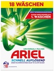 Vollwaschmittel Pulver von Ariel für 4,99 € bei REWE im Angebot Vollwaschmittel Pulver von Ariel im aktuellen REWE Prospekt