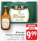 Premium Pils Stubbi im Angebot bei E center in Neustadt Premium Pils Stubbi Angebote von Bitburger bei E center Neustadt für 9,99 €