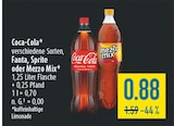 Aktuelles Coca-Cola, Fanta, Sprite oder Mezzo Mix Angebot bei diska in Erlangen ab 0,88 €