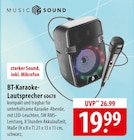 BT-Karaoke-Lautsprecher Angebote von Music Sound bei famila Nordost Norderstedt für 19,99 €
