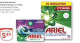 Waschmittel Pulver im Angebot bei GLOBUS in Siegen Waschmittel Pulver Angebote von Ariel bei GLOBUS Siegen für 5,49 €