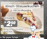 Kirsch-Streuselkuchen mit Vanillesauce im aktuellen Höffner Prospekt